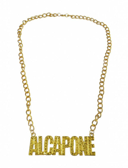 Funny Fashion Halsketting Al Capone nep goud