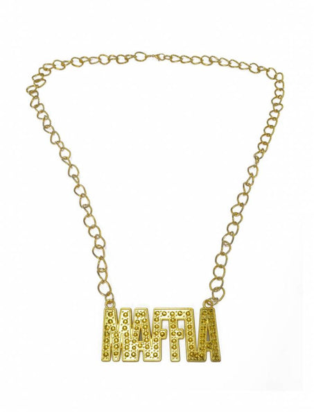 Funny Fashion Halsketting Maffia nep goud