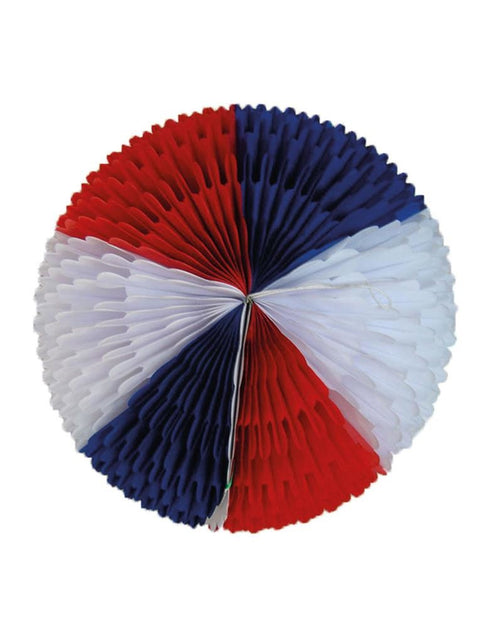 Funny Fashion Hangdeco rood wit blauw 30cm