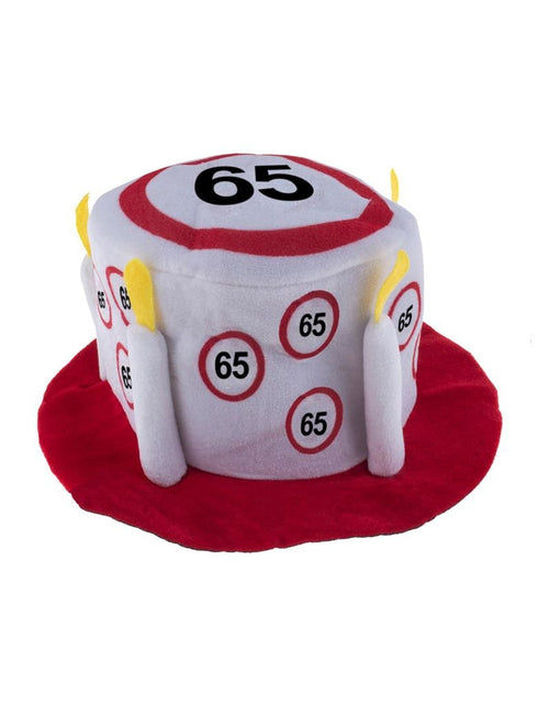 Funny Fashion Hoge hoed 65 jaar met verkeersborden