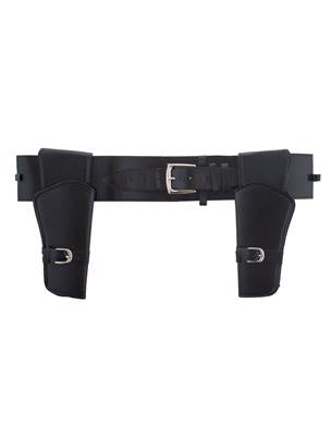Funny Fashion Holster dubbel cowboy zwart