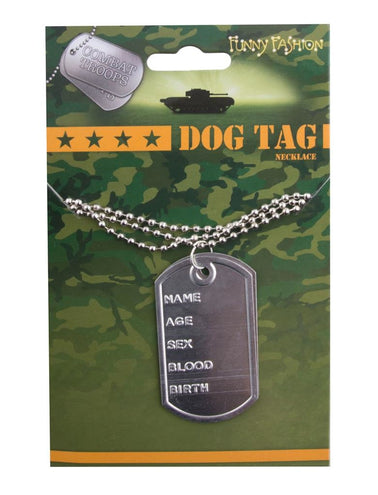 Funny Fashion ID Tag Naamplaatje leger