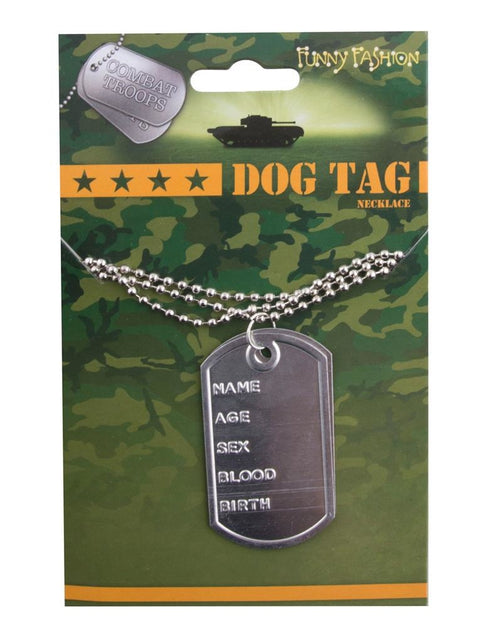 Funny Fashion ID Tag Naamplaatje leger