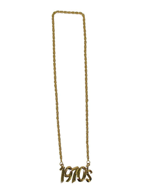 Funny Fashion Ketting 1970 Jaren 70 goud