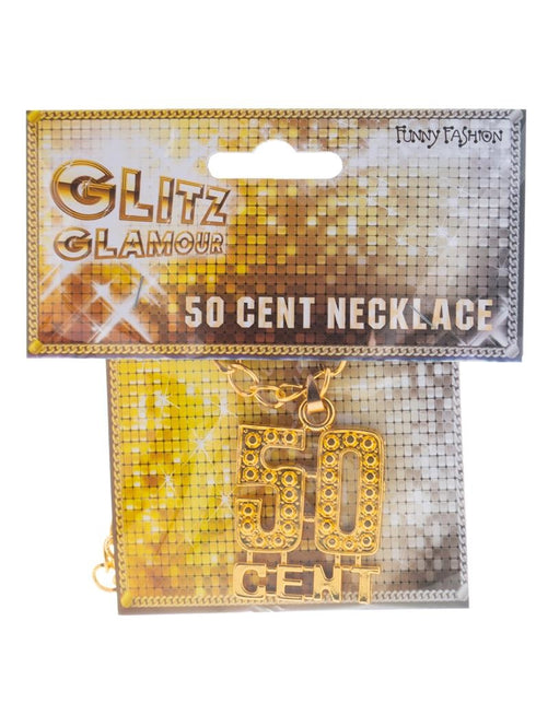 Funny Fashion Ketting 50 cent goud