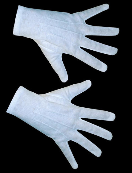 Funny Fashion Korte witte handschoenen