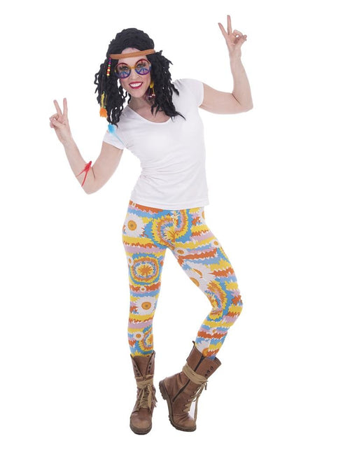 Funny Fashion Legging flower power bloemen
