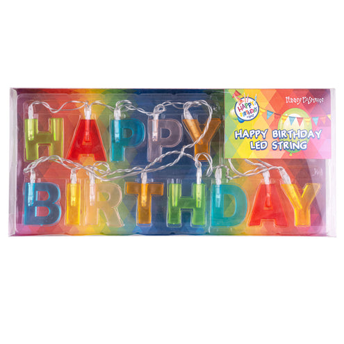 Funny Fashion Lichtslinger Happy Birthday