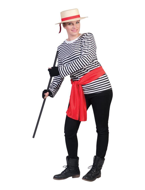 Funny Fashion Mime Shirt voor volwassenen