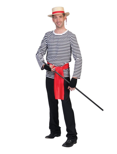 Funny Fashion Mime Shirt voor volwassenen