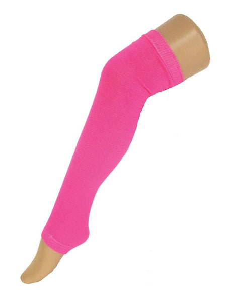 Funny Fashion Neon roze beenwarmers 60cm