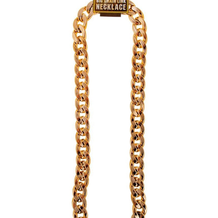 Funny Fashion Nep gouden pooier ketting grove schakel