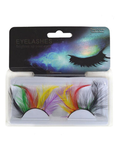 Funny Fashion Nepwimpers met veertjes