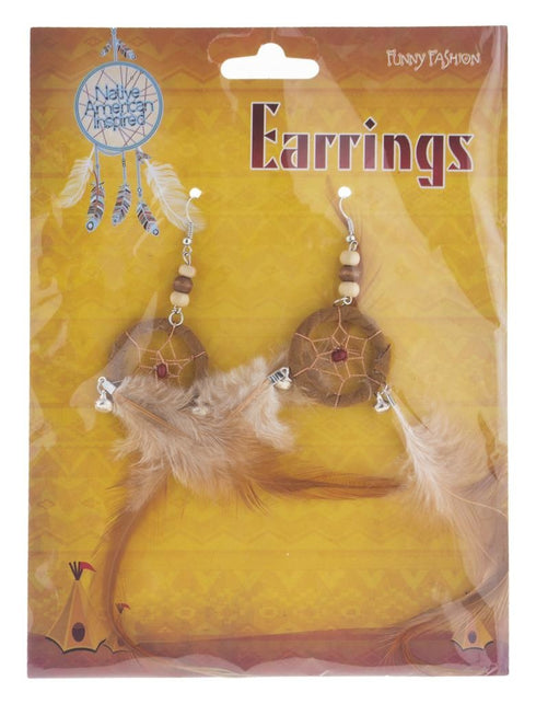 Funny Fashion Oorbellen indiaan Maka