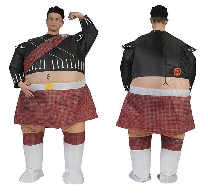 Funny Fashion Opblaasbaar Schots kostuum Don