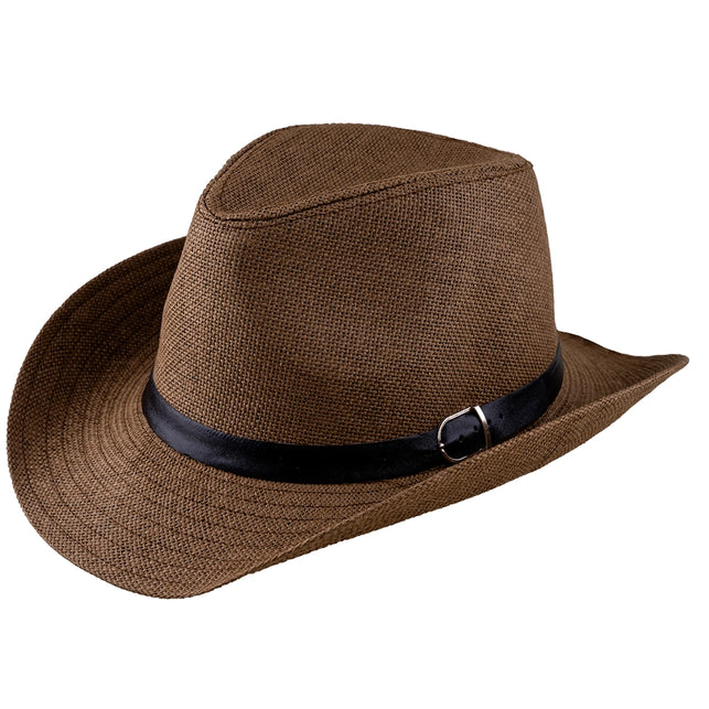 Funny Fashion Panama hoed bruin