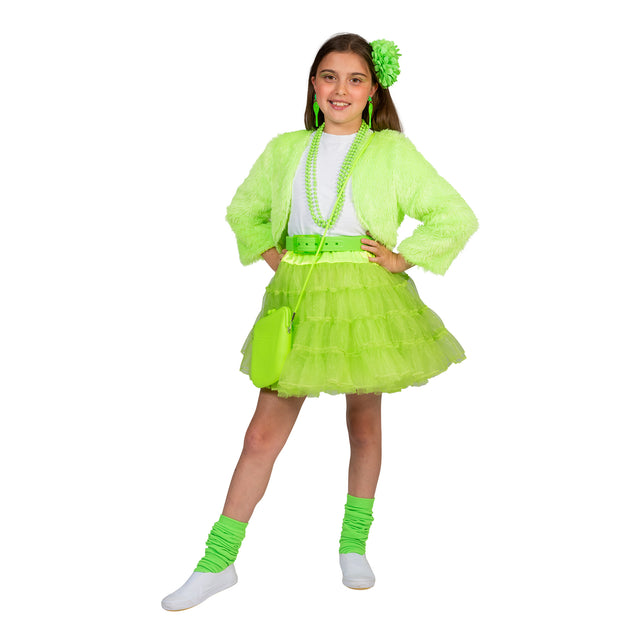 Funny Fashion Petticoat Sterre groen