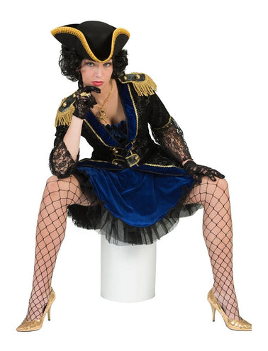 Funny Fashion Piraten kostuum Blue Eye dames