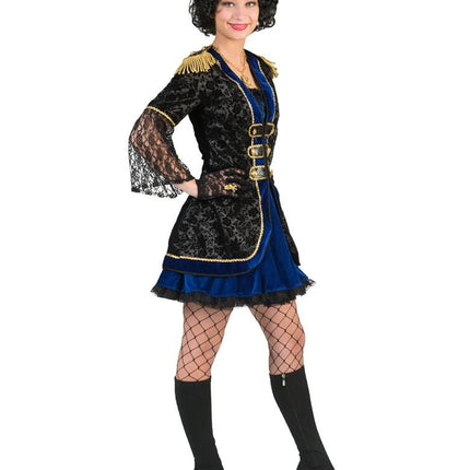 Funny Fashion Piraten kostuum Blue Eye dames