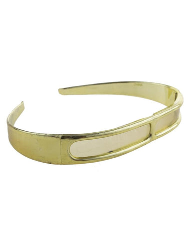 Funny Fashion Planga bril met gouden / zilveren montuur