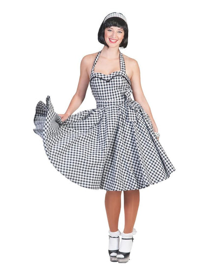 Funny Fashion Prachtige geruite Rock and Roll jurkjes