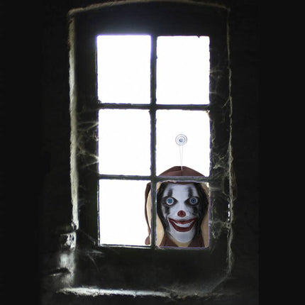 Funny Fashion Raamdecoratie horror cl;own