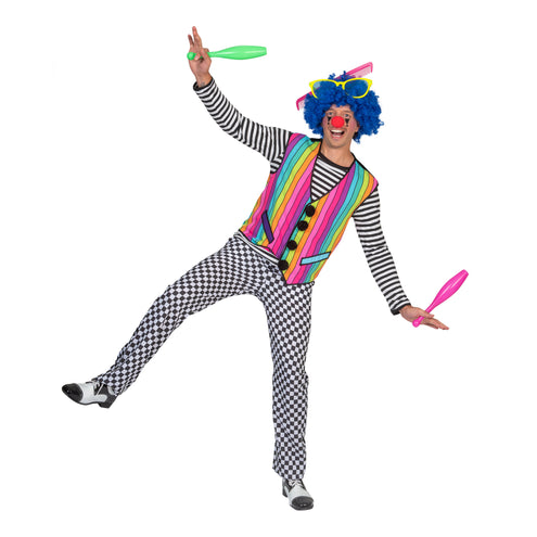 Funny Fashion Rainbow Clown
