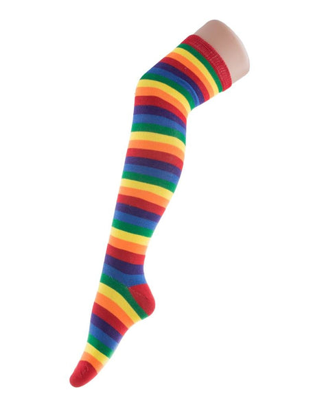 Funny Fashion Regenboog party kniekousen