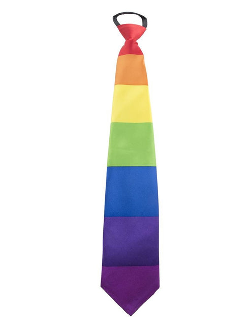 Funny Fashion Regenboog stropdas