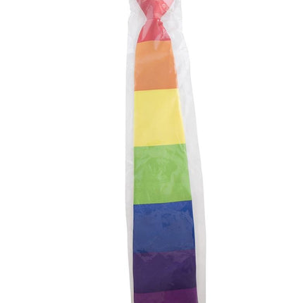 Funny Fashion Regenboog stropdas