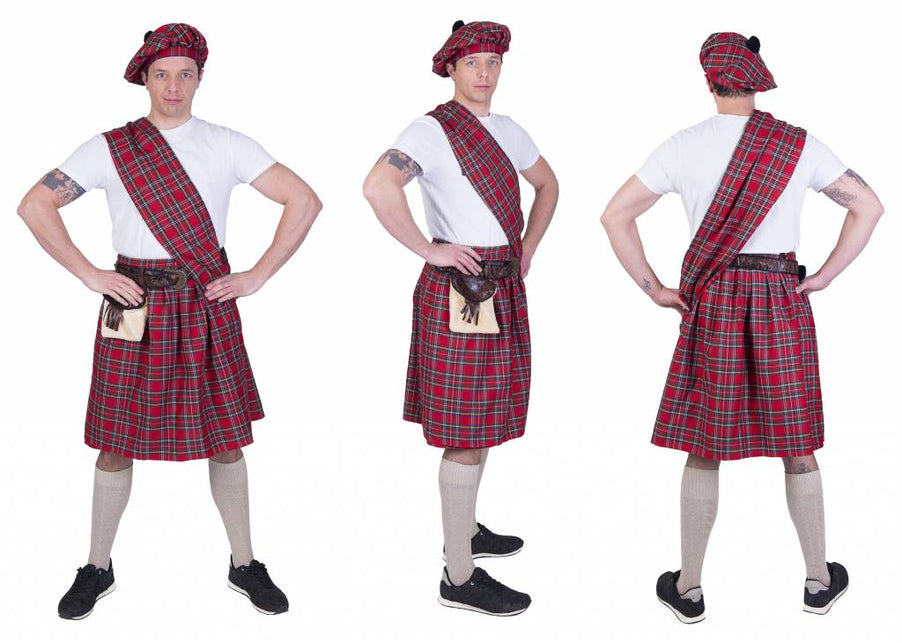 Funny Fashion Schotse kilt pak Colin heren