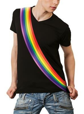 Funny Fashion Sjerp in regenboogkleuren