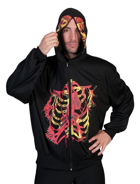 Funny Fashion Skeleton hoodie voor Halloween