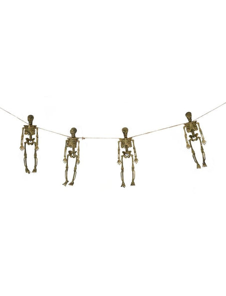 Funny Fashion Slinger met skeleten voor Halloween