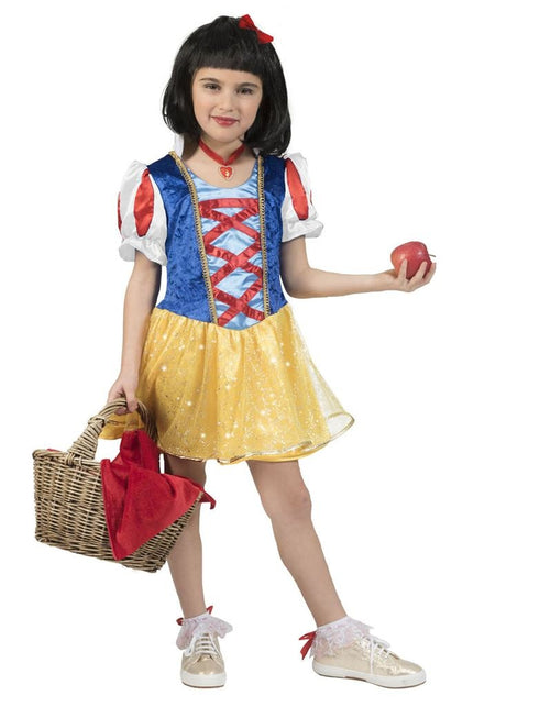 Funny Fashion Sneeuwwitje kostuum  Whity meisje