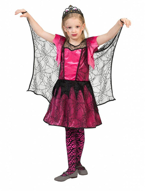 Funny Fashion Spinnenweb jurk Winnie