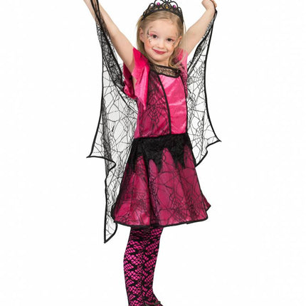 Funny Fashion Spinnenweb jurk Winnie