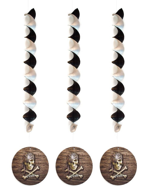 Funny Fashion Spiraalhangers piraat