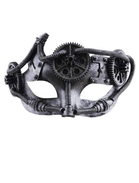 Funny Fashion Steampunk masker met tandwiel