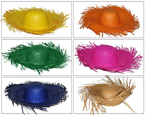 Funny Fashion Stro hoed Aloha groen