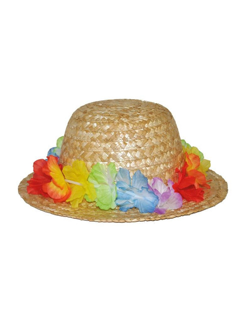 Funny Fashion Strohoed bloemen Hawaii