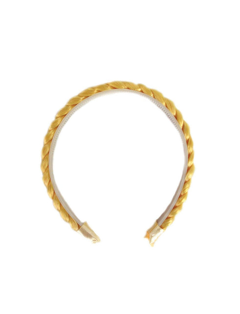 Funny Fashion Tiara met blonde vlecht