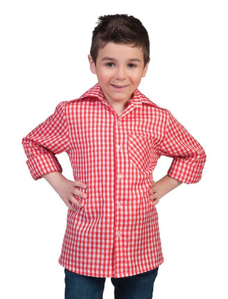Funny Fashion Tiroler blouse rood kind