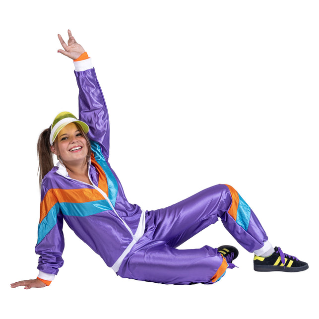 Funny Fashion Trainingspak Rudie paars