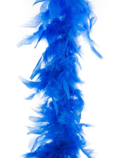 Funny Fashion Veren boa in royaal blauw 45gr