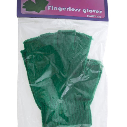 Funny Fashion Vingerloze handschoenen groen