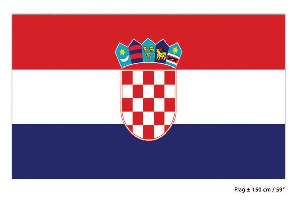 Funny Fashion Vlag Kroatië