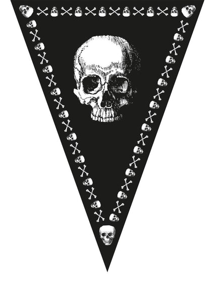 Flaggenpiraten mit Totenkopf