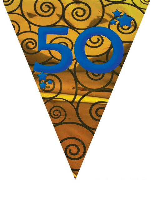 Funny Fashion Vlaggenlijn slinger 50 jaar 5mtr.