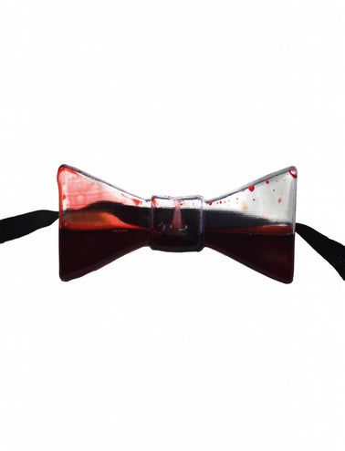 Funny Fashion Vlinder strikje met bloedspetters